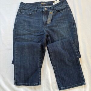 Lee Legendary Straight Leg Mid Rise Dark Wash Jeans Women 10